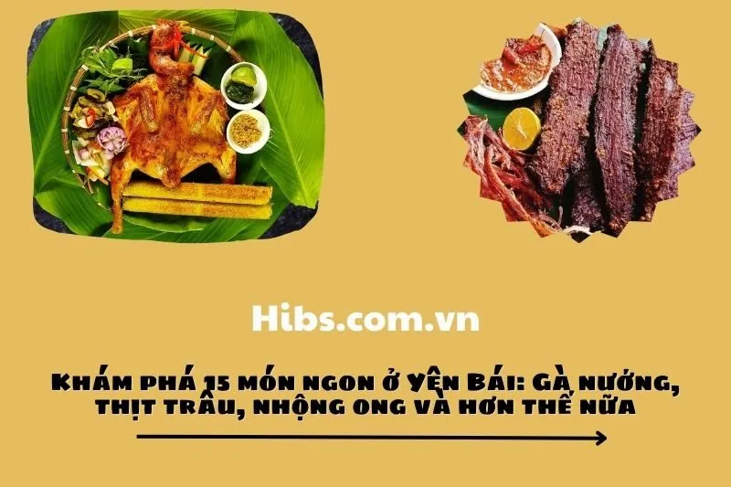 Khám phá 15 món ngon ở Yên Bái: Gà nướng, thịt trâu, nhộng ong và hơn thế nữa