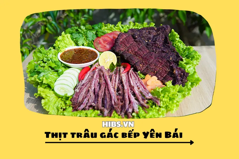 Thịt trâu gác bếp Yên Bái